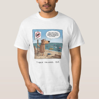 Chiens sur la plage T-shirt