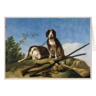 Chiens sur le chef d'oeuvre de Francisco José de