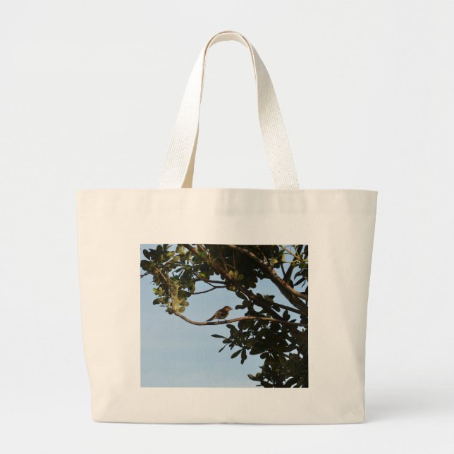 Chiffchaff Large Tote Bag (Front)