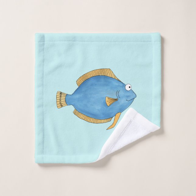 Chiffon de lavage de maquereau d'or (Gant de toilette)