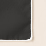 Chiffon Scarf<br><div class="desc">This chiffon scarf is shown in a lovely solid colour of black with a white thread edging.
Customize this item or buy as is.</div>