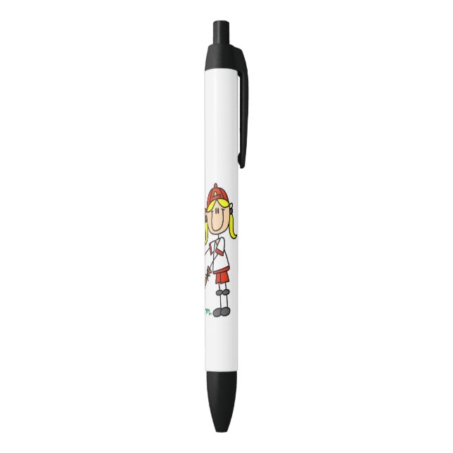 Chiffre base-ball de bâton de fille au stylo de (Bas (Vertical))