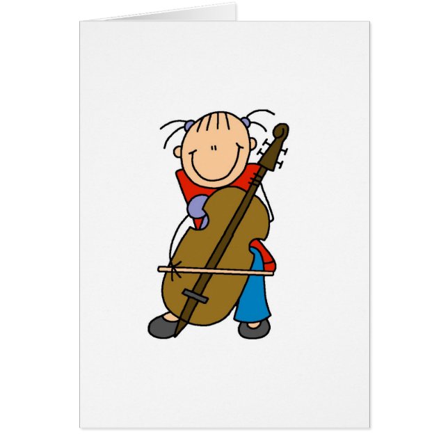 Chiffre carte de bâton de violoncelle (Devant)