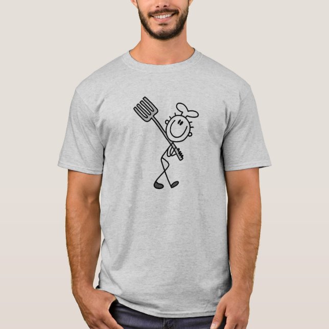 Chiffre chef de bâton avec des T-shirts et des (Devant)