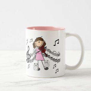 Chiffre customisé tasse 2 de bâton de joueur de