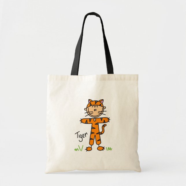 Chiffre de bâton dans le sac de costume de tigre (Devant)