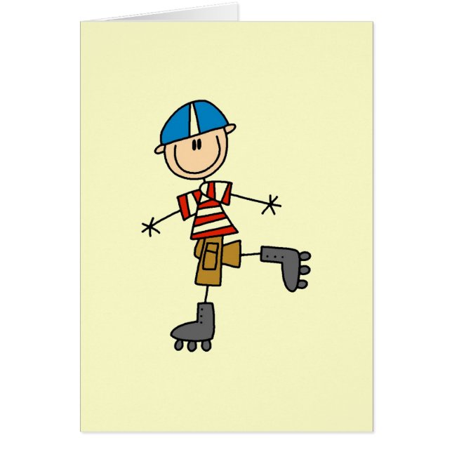 Chiffre de bâton de patinage de rouleau (Devant)