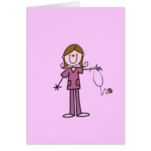 Chiffre femelle infirmière de bâton de cheveux