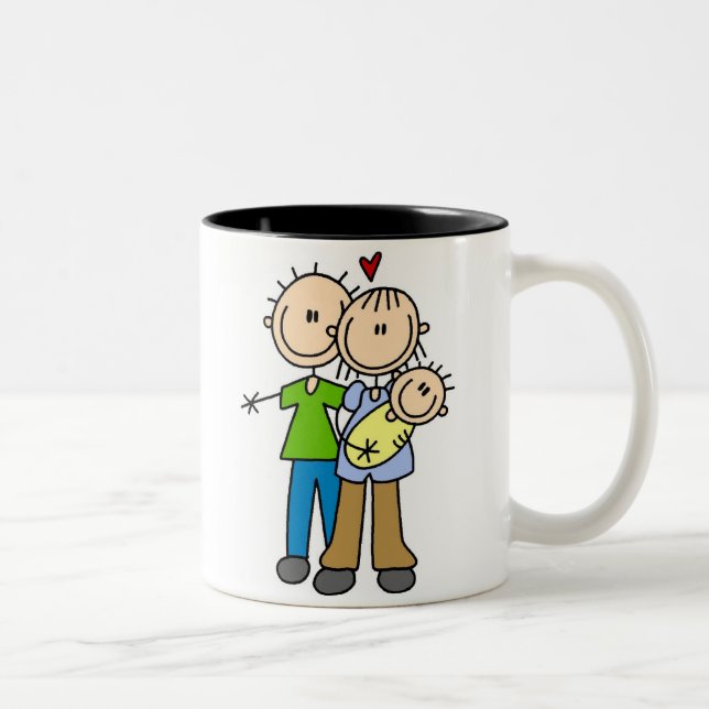 Chiffre nouveau-né tasse de bâton de bébé (Droit)