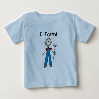 Chiffre T-shirts et cadeaux de bâton d'agriculteur