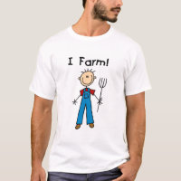 Chiffre T-shirts et cadeaux de bâton d'agriculteur