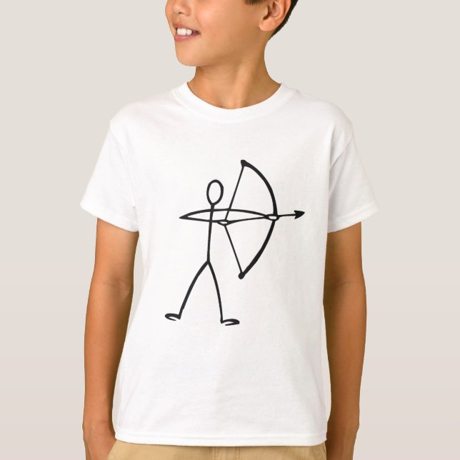 Chiffre T-shirts et cadeaux de bâton d'archer (Devant)