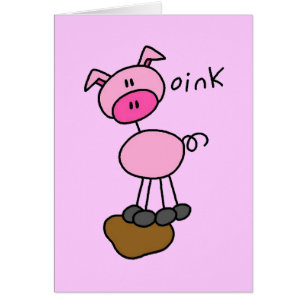 Chiffre T-shirts et cadeaux de bâton de porc