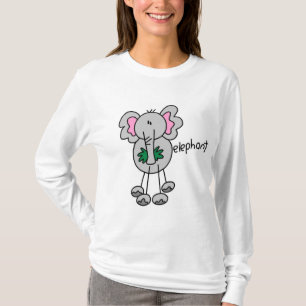 Chiffre T-shirts et cadeaux de bâton d'éléphant