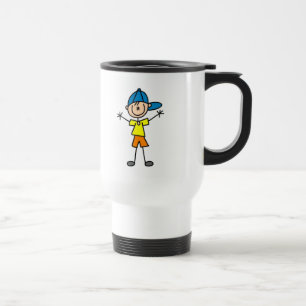 Chiffre tasse de bâton de garçon