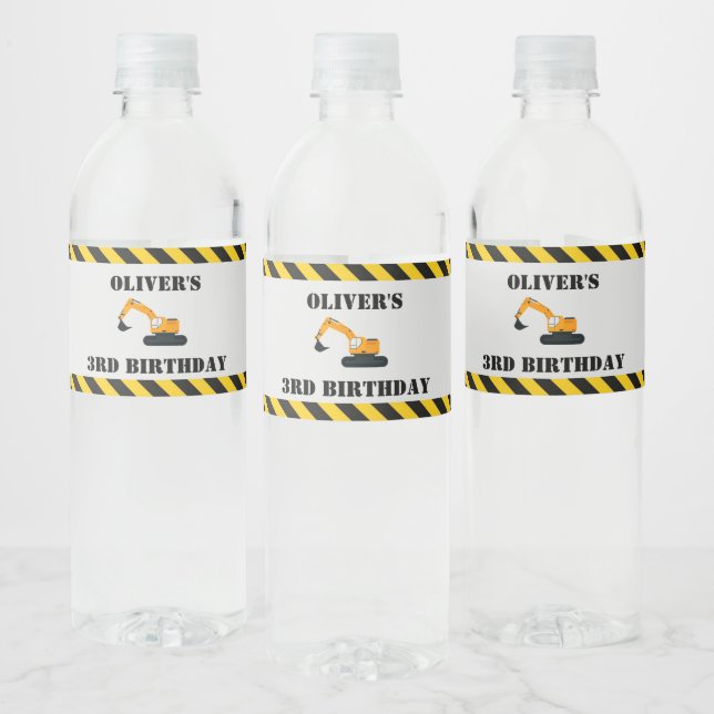 Chiffres de construction Anniversaire Étiquette de (Bouteilles)