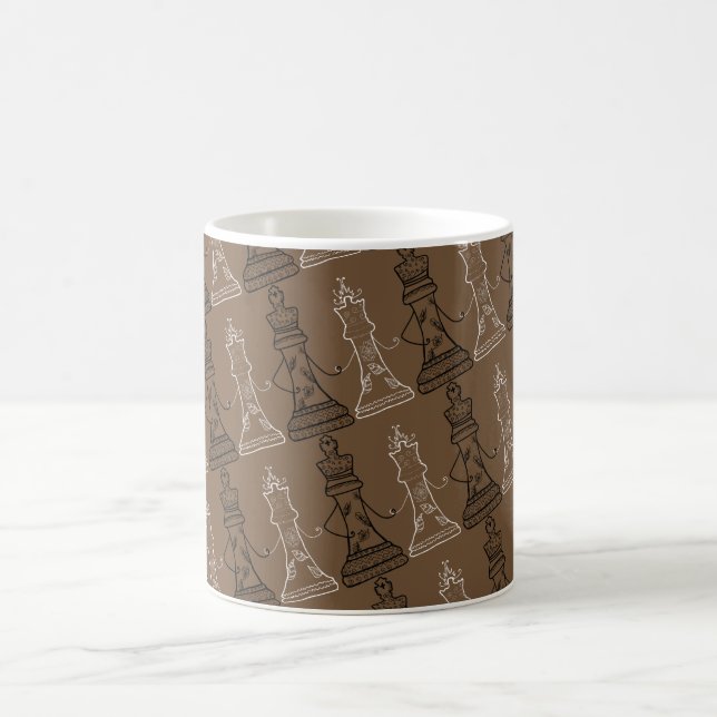 Chiffres d'échecs drôle Mug (Centre)