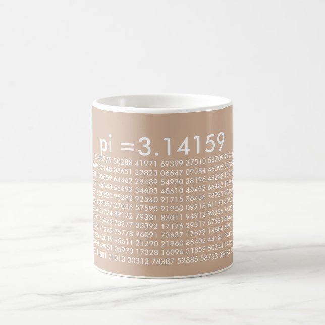 Chiffres pi Math Love Mug (Centre)