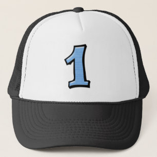 Chiffres stupides 1 Casquette bleu