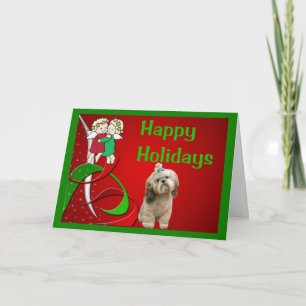 Chih Tzu Carte de Noël Petits Anges