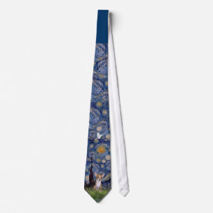 Chihuahua 1 - Starry Night Tie