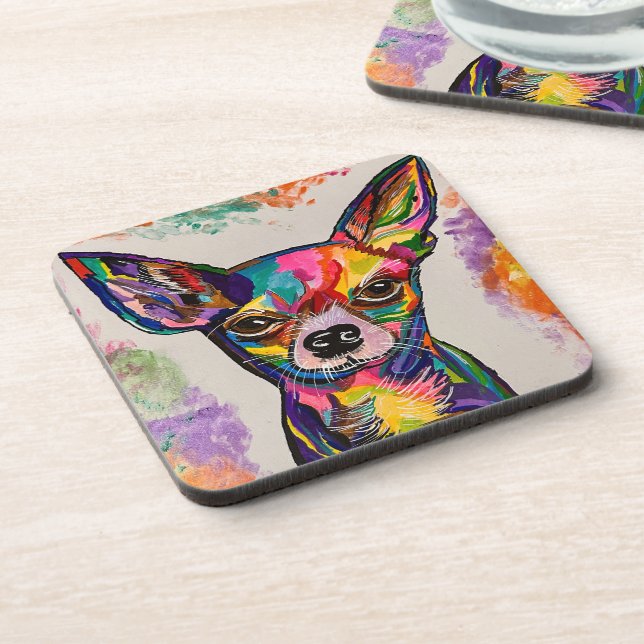 Chihuahua  2 Coasters (Left Side)