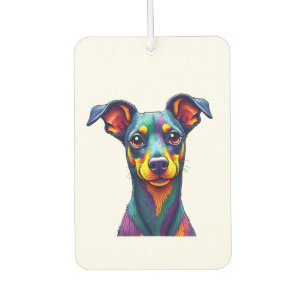 Chihuahua  Abstract Painting  Colour  Cute Dog (1) Air Freshener