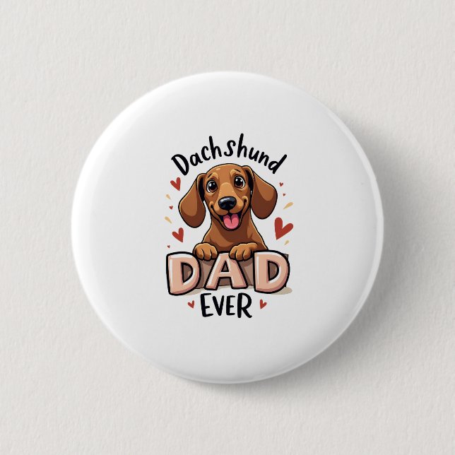 Chihuahua Abstract Painting Colour Cute Dog        2 Inch Round Button (Front)