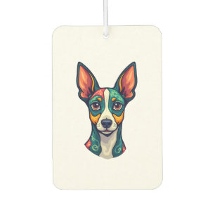 Chihuahua Abstract Painting Colour Cute Dog (7) Air Freshener