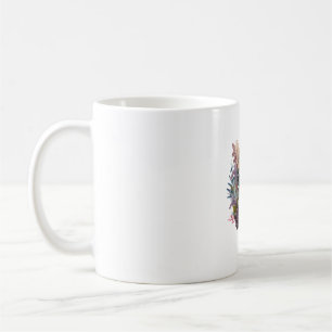 Chihuahua Abstract Painting Colour Cute Dog Coffee Mug