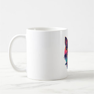 Chihuahua Abstract Painting Colour Cute Dog Cop Coffee Mug