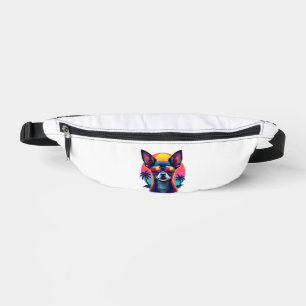 Chihuahua Abstract Painting Colour Cute Dog Cop Fanny Pack