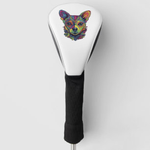 Chihuahua  Abstract Painting  Colour  Cute Dog     Golf Head Cover
