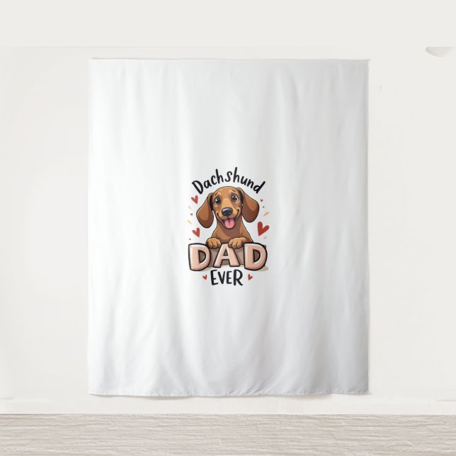 Chihuahua Abstract Painting Colour Cute Dog        Tapestry (Front)