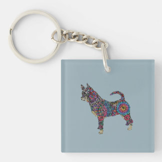 Chihuahua Acrylic Keychain