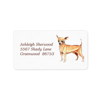Chihuahua Address Label