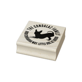 Chihuahua address stamp