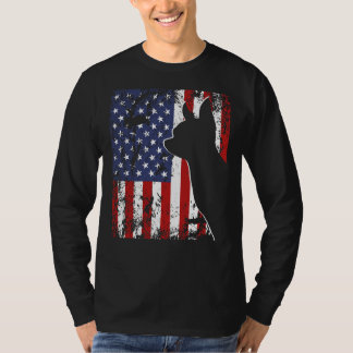 Chihuahua American Flag Dog Usa T-Shirt