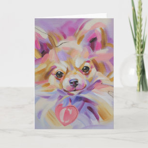 Chihuahua Art Greeting card