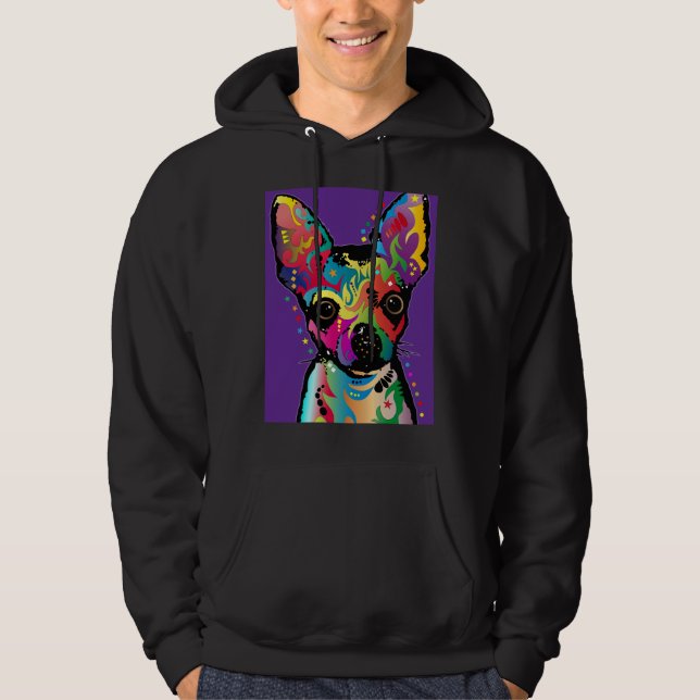 Chihuahua Art               Hoodie (Front)