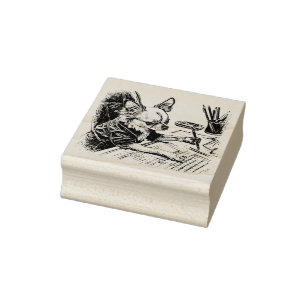 Chihuahua Artist No. 4 Rubber Stamp