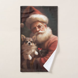 Chihuahua avec Noël Festif du Père Noël