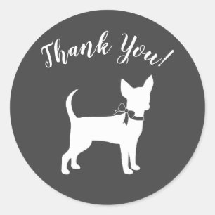Chihuahua Baby Shower Gender Neutral Cute Classic Round Sticker