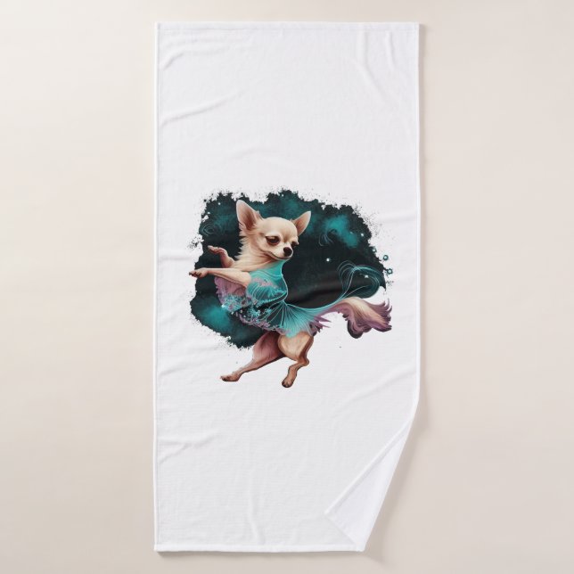Chihuahua  Ballerina  Ballet  Dance  Dancing      Bath Towel (Bath Towel)