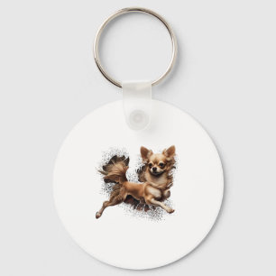 Chihuahua Ballerina Ballet Dance Dancing Keychain