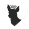 Chihuahua Basic Black Crown Silhouette