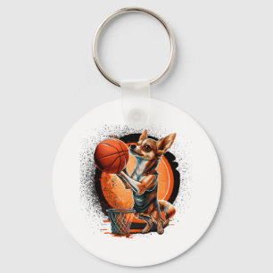 Chihuahua  Basketball  Player  Sport  Dunk   Keychain