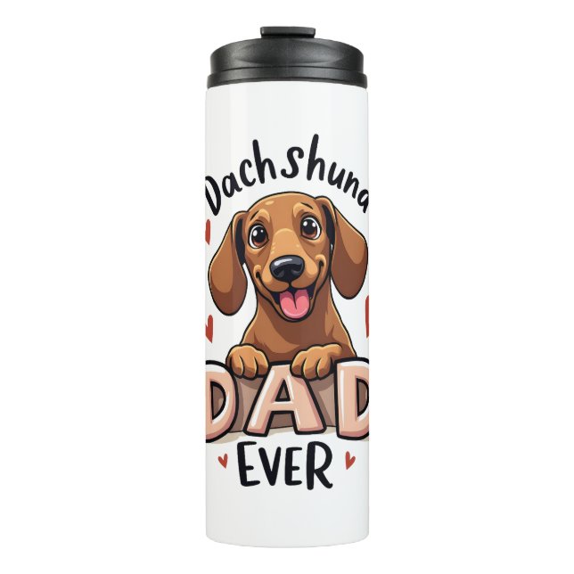 Chihuahua Basketball Player Sport Dunk  Thermal Tumbler (Front)