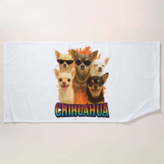 Chihuahua    beach towel