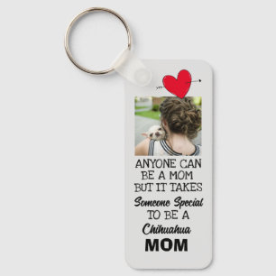 Chihuahua...Best Mom Custom double-sided Keychain